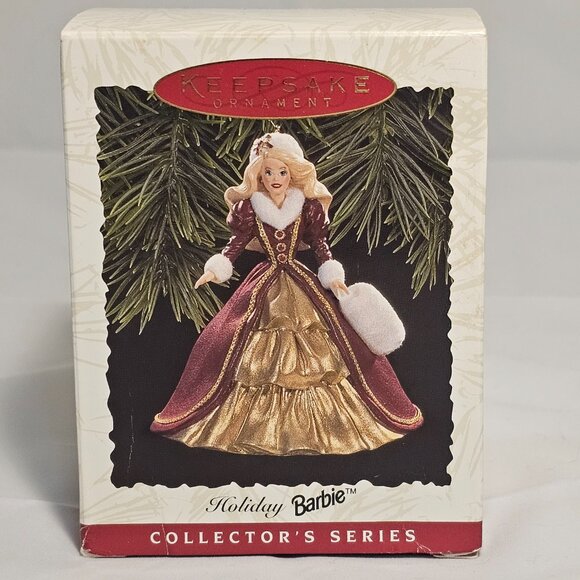 Hallmark Keepsake Ornament - Holiday Barbie 1996 - Picture 3 of 7